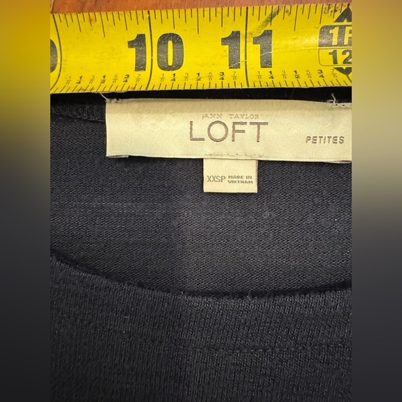 Blue Shirt with Floral Hem - Picture 5 of 6